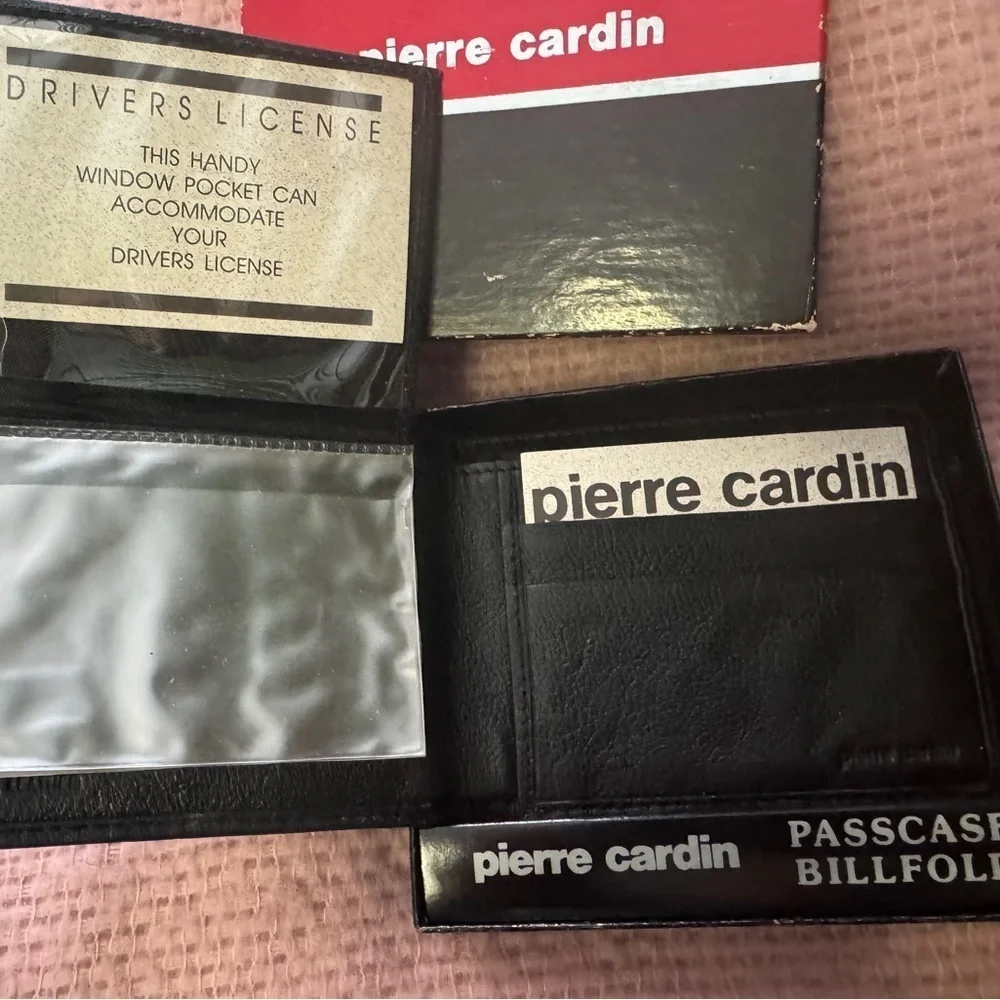 Never used Vintage Pierre Cardin Black Key and Card Holder